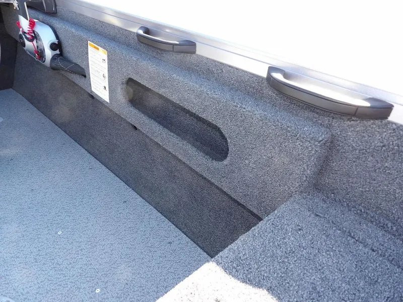 Slide: The Image of 2025 Crestliner 1750 Fish Hawk SC dashboard with steering wheel and instrument panel. - 18