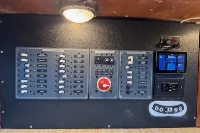 Slide: The Image of 1979 CAL 39 MK II Tall Rig yacht bathroom with sink and toilet. - 24