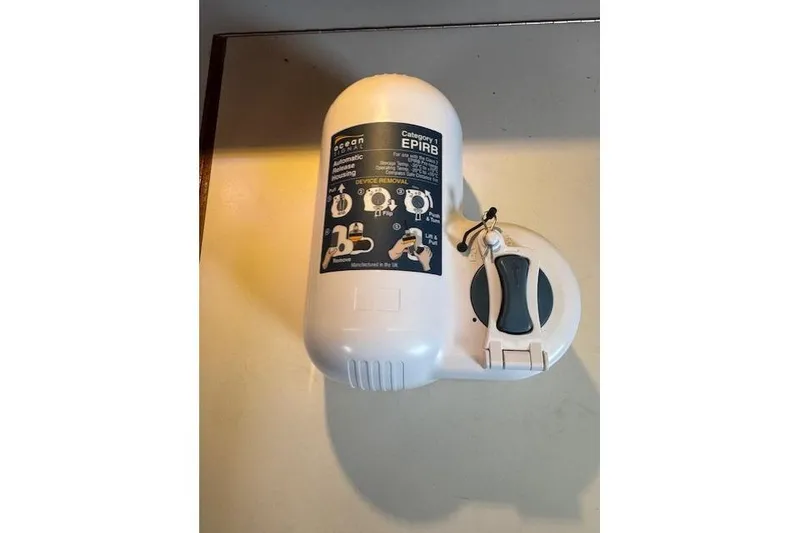 Slide: The Image of Electrical control panel on a 1979 CAL 39 MK II Tall Rig sailboat. - 27