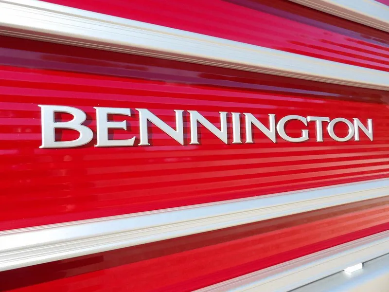 Slide: The Image of 2025 Bennington 21 SLJ logo on vibrant red background. - 39