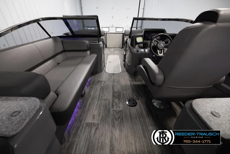 Slide: The Image of 2022 Avalon Waketoon interior with modern seating and sleek dashboard design. - 10