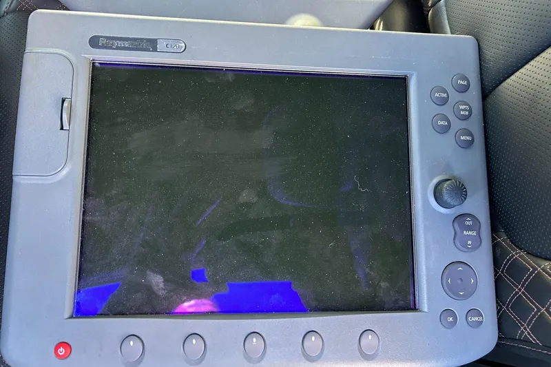 Slide: The Image of Marine navigation system for 1999 Silverton 351 Sedan Cruiser. - 12