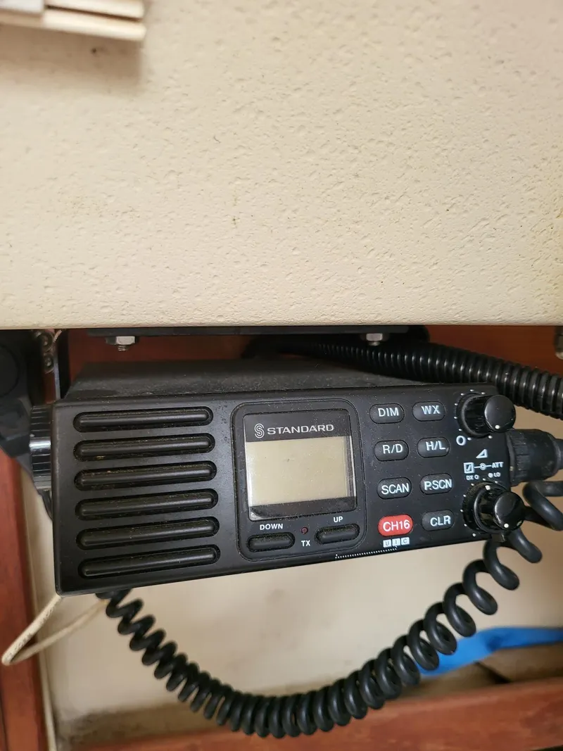 Slide: The Image of Radio installed in a 1988 Catalina 30 boat. - 15