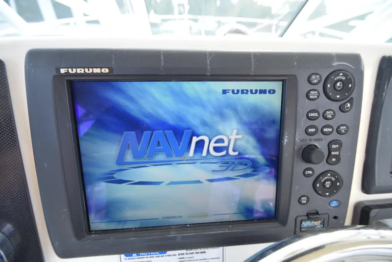 Slide: The Image of Furuno NAVnet 3D display on 2008 World Cat 32 EC boat dashboard. - 6