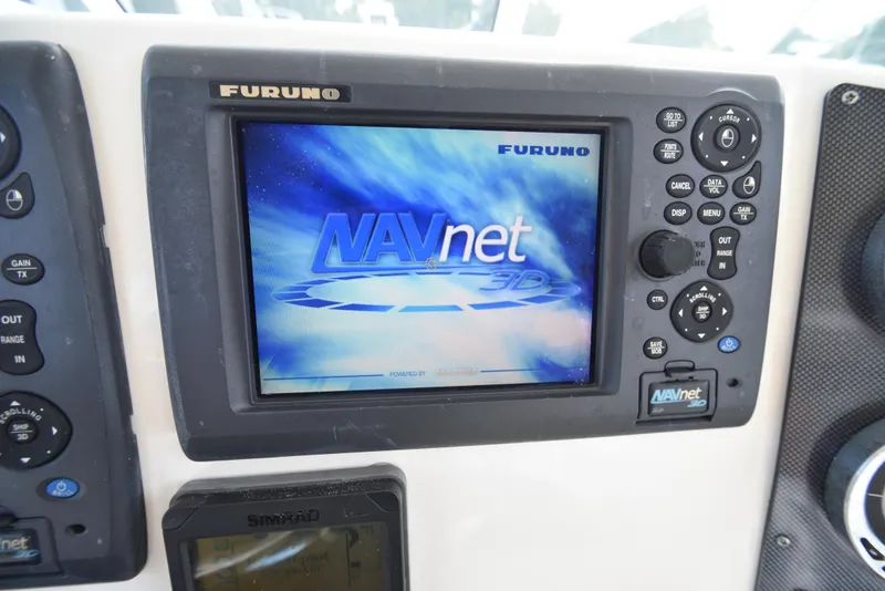 Slide: The Image of Furuno NAVnet 3D marine navigation system on 2008 World Cat 32 EC boat. - 7