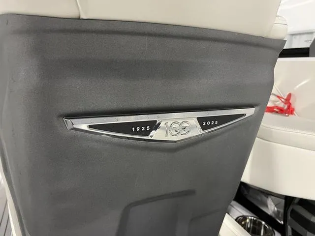 Slide: The Image of 2025 Nautique Super Air Nautique G25 centennial emblem, celebrating 100 years (1925-2025). - 34