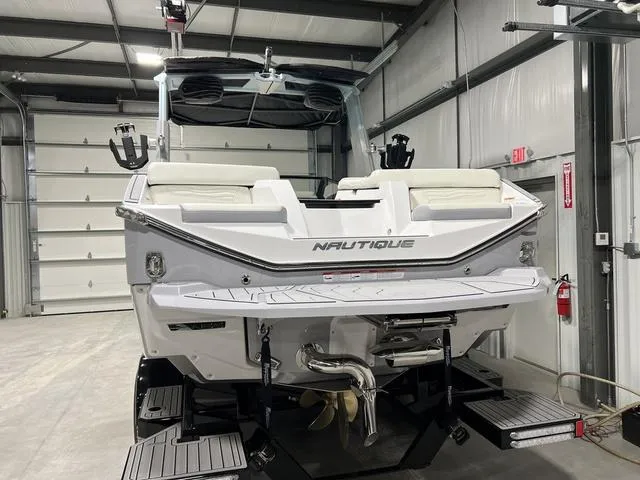 Slide: The Image of 2025 Nautique Super Air Nautique G25 boat, sleek design, spacious interior, advanced features. - 4