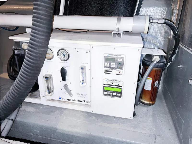 Slide: The Image of Village Marine Tec. system in 2005 Sunseeker Predator 68 yacht engine room. - 24