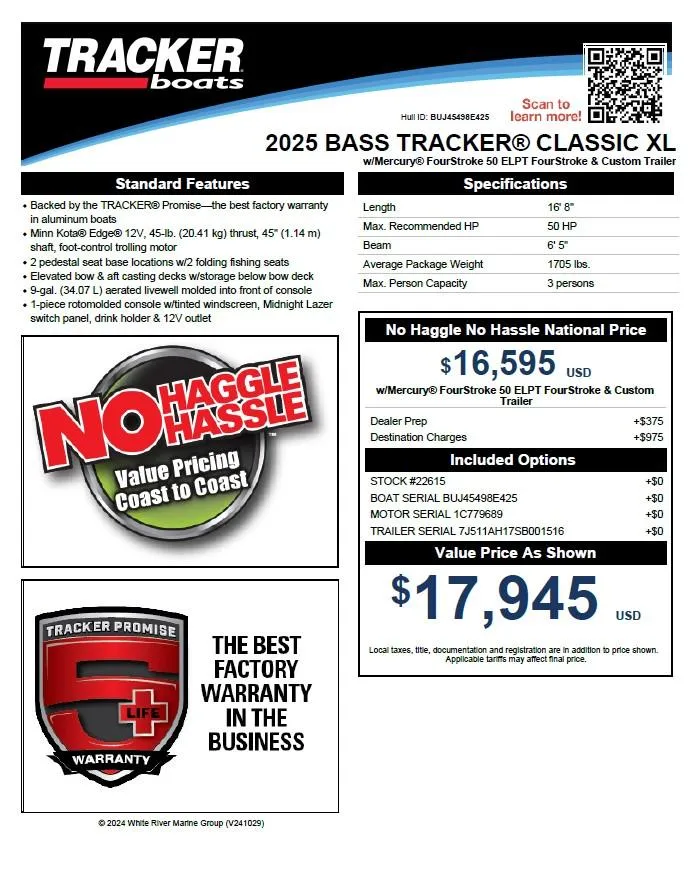 Slide: The Image of Tracker Bass Tracker Classic XL 2025 - 61
