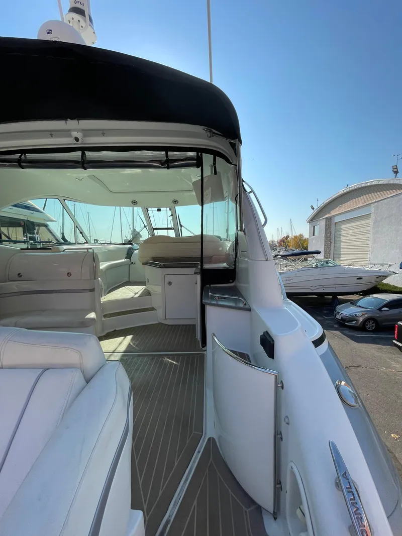 Slide: The Image of 2014 Formula 45 Yacht with sleek design, spacious deck, and luxurious interior. - 3