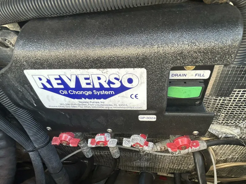 Slide: The Image of 2008 Rivolta Coupe 4.5 yacht docked at marina during sunset. - 36