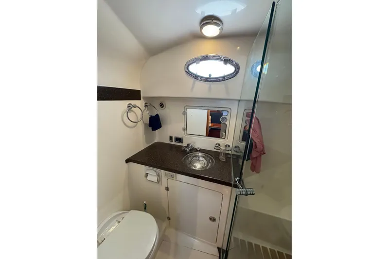 Slide: The Image of 2008 Rivolta Coupe 4.5 boat docked in Seabrook, Texas marina. - 50