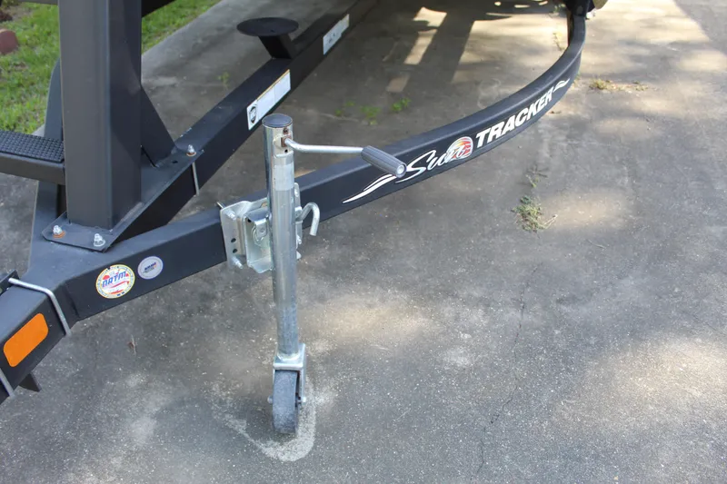 Slide: The Image of Trailer hitch of 2021 Sun Tracker Bass Buggy 16 XL Select boat. - 16