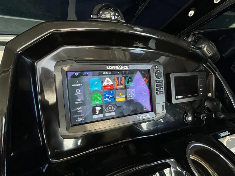 Slide: The Image of Lowrance HDS display on 2018 Jeanneau NC 895 boat dashboard. - 30