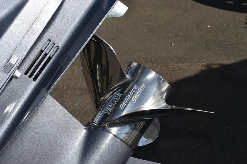 Slide: The Image of Yamaha Reliance Series propeller on 2025 Key West 203 FS boat. - 44