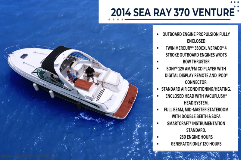 Slide: The Image of Sea Ray 370 Venture 2014 - 4