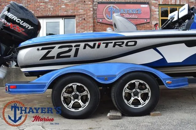 Slide: The Image of 2018 Nitro Z21 boat with Mercury engine at Thayer's Marine. - 5