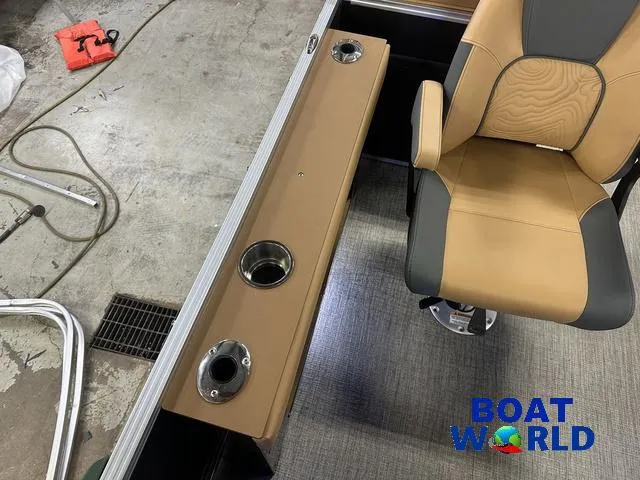 Slide: The Image of Tahoe Geofish 2385 Rear Fish Tritoon & Honda 4-Stroke EF 2025 - 25