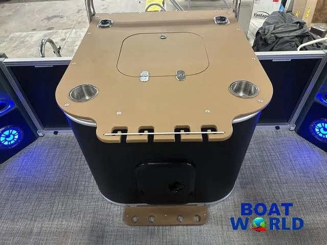 Slide: The Image of Tahoe Geofish 2385 Rear Fish Tritoon & Honda 4-Stroke EF 2025 - 26