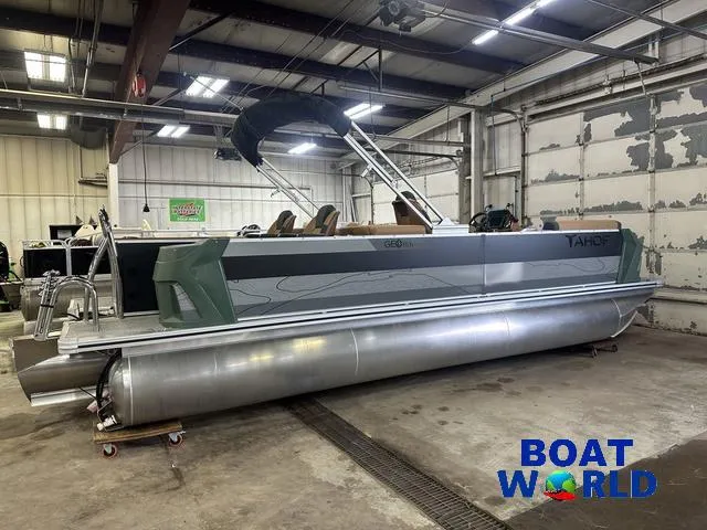 Slide: The Image of Tahoe Geofish 2385 Rear Fish Tritoon & Honda 4-Stroke EF 2025 - 52