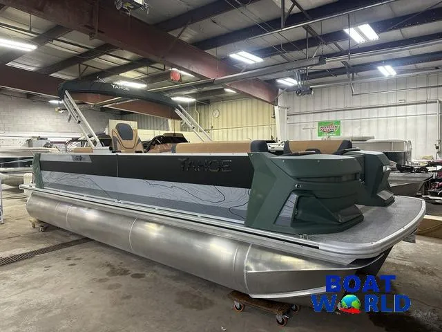 Slide: The Image of Tahoe Geofish 2385 Rear Fish Tritoon & Honda 4-Stroke EF 2025 - 53