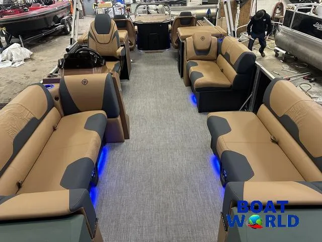 Slide: The Image of Tahoe Geofish 2385 Rear Fish Tritoon & Honda 4-Stroke EF 2025 - 6