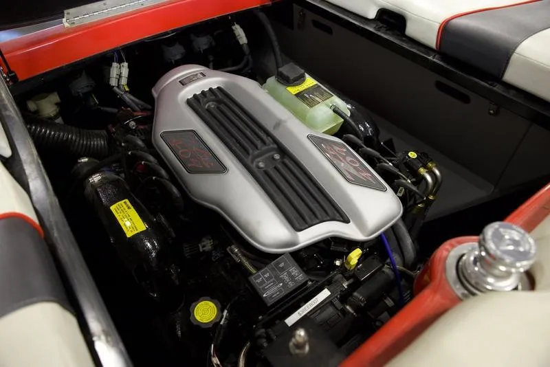 Slide: The Image of 2008 Centurion Enzo SV230 engine compartment, showcasing detailed components and design. - 3