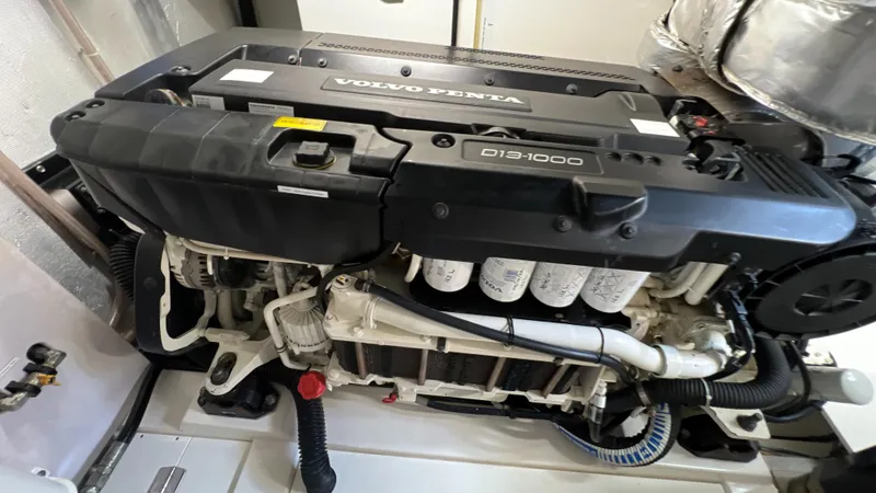 Slide: The Image of Volvo Penta engine in 2021 Maritimo X60 yacht, showcasing advanced marine engineering. - 26