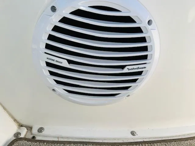 Slide: The Image of Marine-grade speaker on 1999 Silverton 392 Motor Yacht. - 33