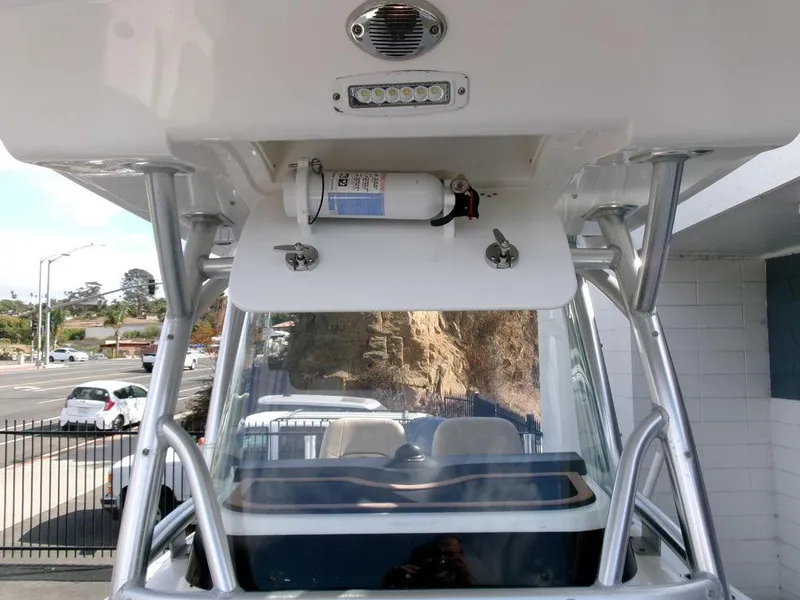 Slide: The Image of 2018 Sea Fox 266 Commander boat with mounted fire extinguisher and LED light. - 15