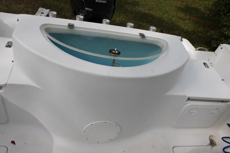 Slide: The Image of Livewell on 2009 Sea Fox 256CC Pro Series boat, featuring a sleek design. - 34