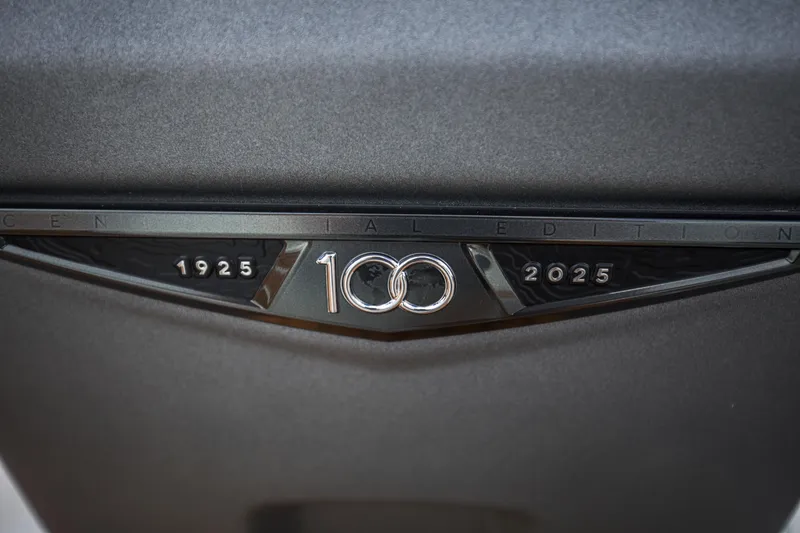 Slide: The Image of 2025 Nautique Ski 100th Anniversary emblem, featuring '1925-2025' design. - 23