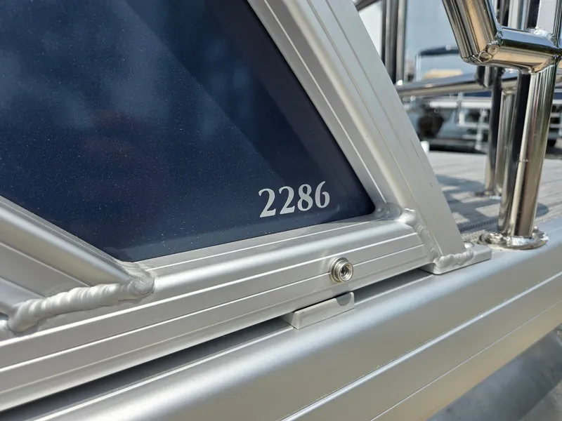 Slide: The Image of 2025 Godfrey SWEETWATER 2286 SFL boat detail with model number visible. - 37
