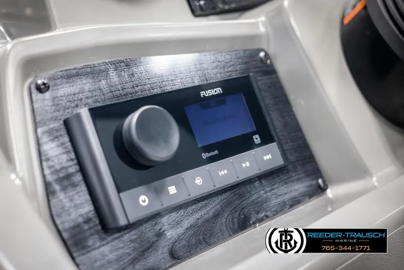 Slide: The Image of 2025 Avalon VEN RF boat stereo system with Bluetooth connectivity, featuring a sleek design. - 27