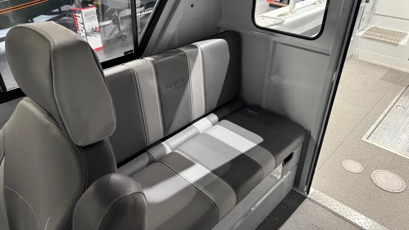 Slide: The Image of Interior seating of 2025 Hewescraft 240 Ocean Pro ET HT boat. - 35
