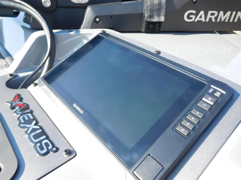 Slide: The Image of Garmin display on 2025 Vexus AVX 1980 boat dashboard. - 7