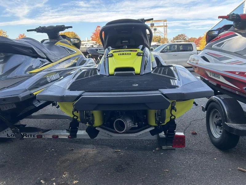 Slide: The Image of 2025 Yamaha WaveRunner FX SVHO on trailer, parked outdoors. - 4
