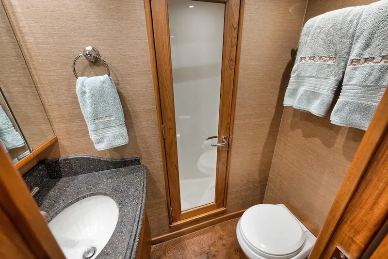 Slide: The Image of Merritt Yachts 86' Enclosed Flybridge 2016 - 58