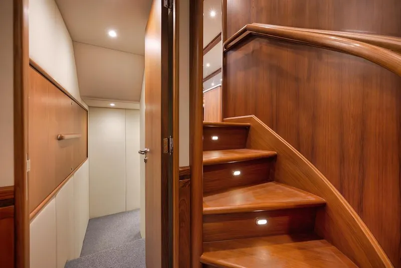 Slide: The Image of Merritt Yachts 86' Enclosed Flybridge 2016 - 61