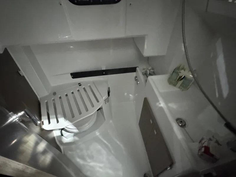 Slide: The Image of Interior of 2025 Jeanneau NC 895 Sport Series 2 boat bathroom. - 23