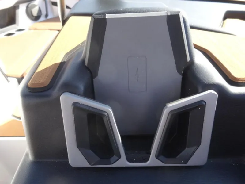 Slide: The Image of 2025 Axis T235 boat dashboard with modern design and sleek features. - 15