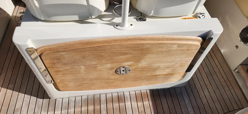 Slide: The Image of 2013 Chris-Craft Catalina 29 Sun Tender with wooden deck detail. - 8