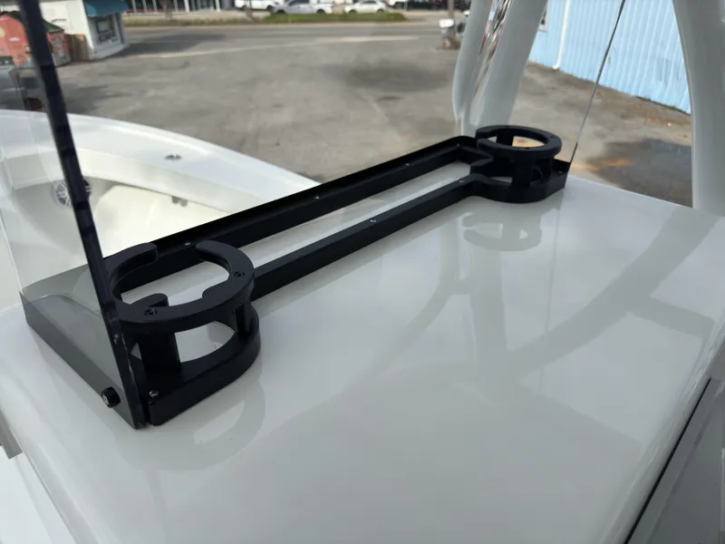 Slide: The Image of Pair Customs 24DV 2025 boat accessory holder on deck. - 7