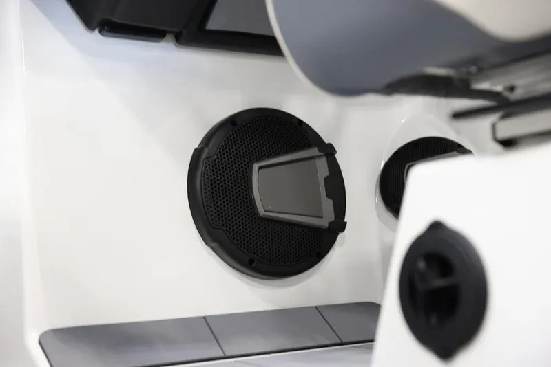 Slide: The Image of 2024 Axis A225 boat interior speaker detail. - 10