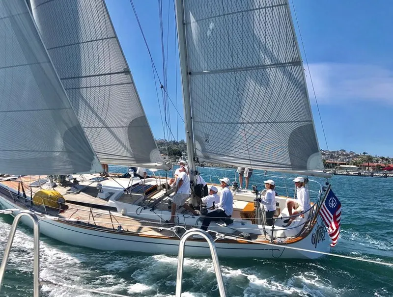 Slide: The Image of Sailboat Skye 51 Ketch Kaufman & Ladd 1980 - 50