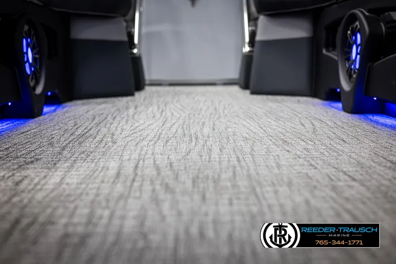 Slide: The Image of 2025 Avalon LSZ QLS interior with blue LED lighting and textured flooring. - 43