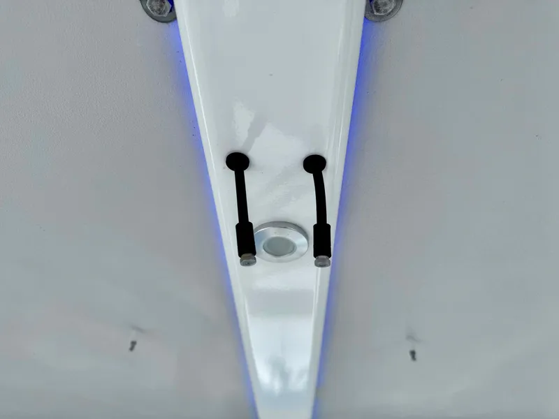 Slide: The Image of Close-up of 2022 Stamas 370 Aegean boat ceiling with LED lights and fixtures. - 39