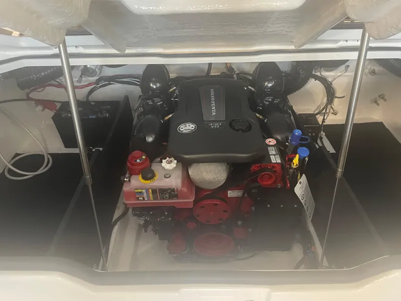 Slide: The Image of 2025 Regal LS9 engine compartment with modern components and wiring. - 21