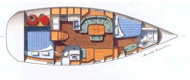 Slide: The Image of Beneteau Oceanis 393 2001 - 62