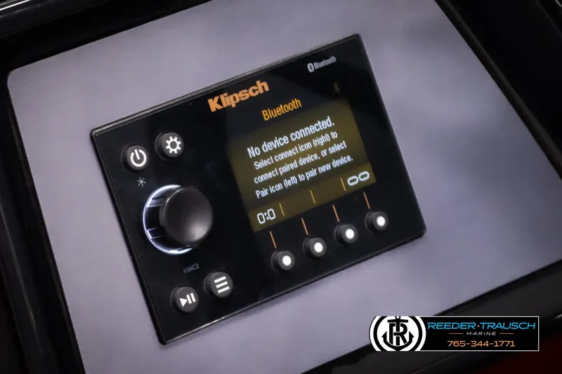 Slide: The Image of Klipsch Bluetooth audio control panel in 2021 MasterCraft NXT24 boat. - 30